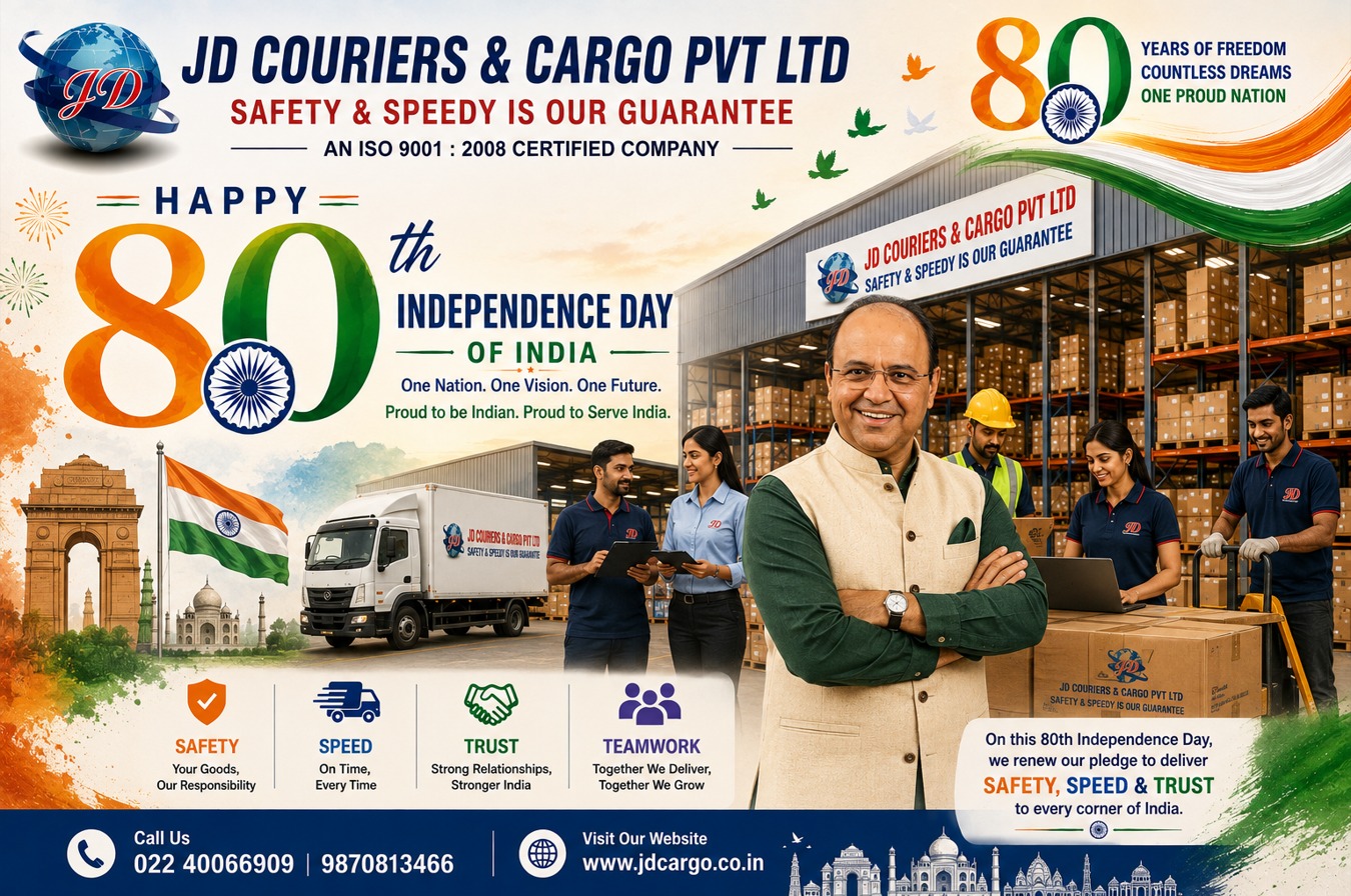 JD CARGO WISHING HAPPY INDIPENDENCE DAY